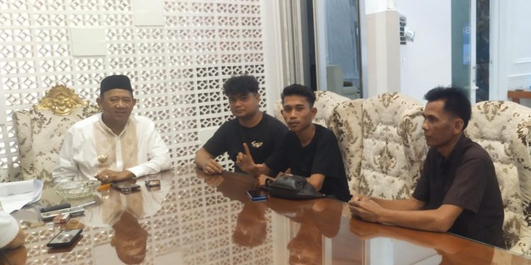 Bupati Langkat Terima Audensi Pengurus Seni Budaya Kuda Lumping Singo Rawe